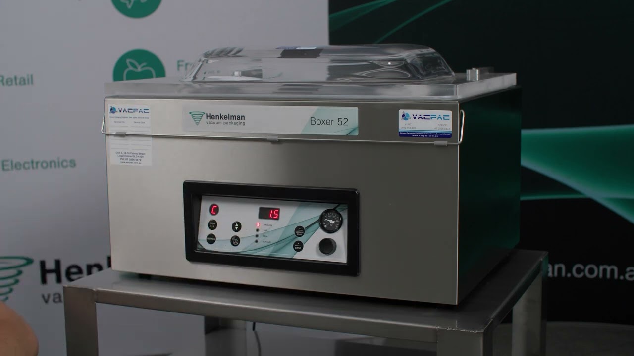How to Run the Pump Cleaning Cycle on Your Henkelman Vacuum Sealer